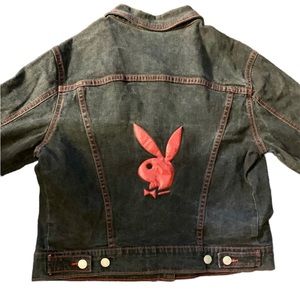 Vintage Playboy Denim Jacket Coat!